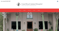 Desktop Screenshot of canalroadanimalhospital.com